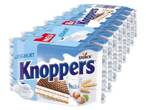 [90310617 1552113] Storck Knoppers Waffeln Joghurt 8 x 25 g