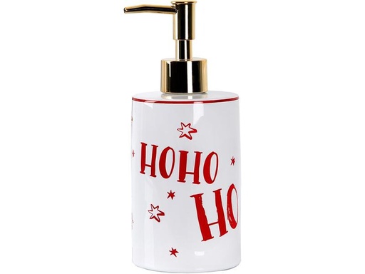 [90310625 1386816] diaqua® Seifenspender «Hoho Ho» 400 ml, Rot/Gold/Weiss