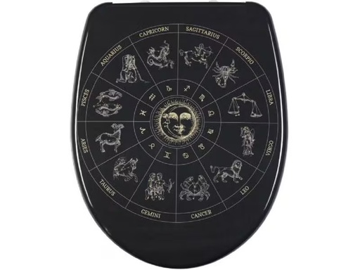 [90310668 1606585] diaqua® Toilettensitz Zodiac Duroplast
