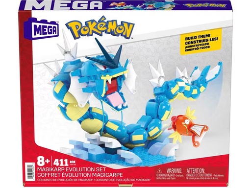 [90310873 1604323] Mega Construx Pokémon Magikarp Evolution Set