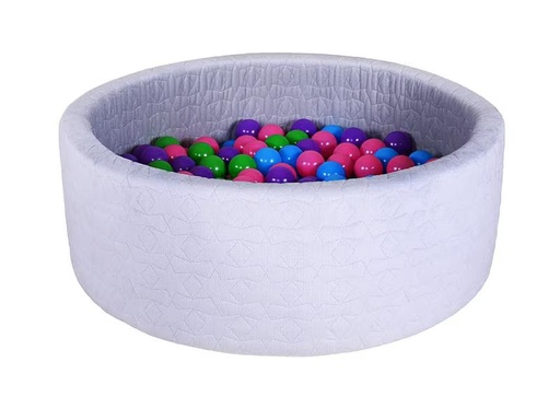 [90310937 1599836] Knorrtoys Bällebad Soft – Cosy geo grey 300 balls softcolor