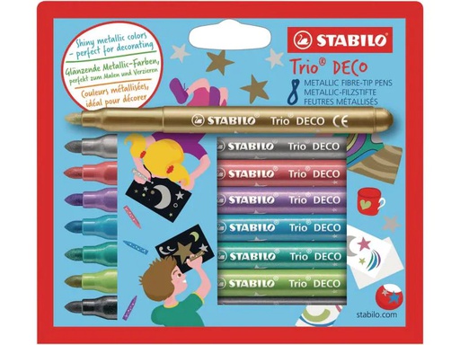 [90051100 991029] STABILO Trio DECO 8 Stück