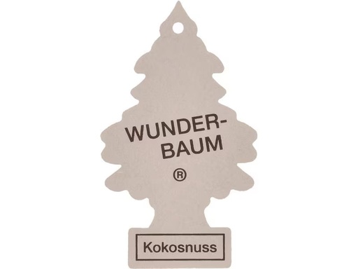 [90311088 1601106] Wunderbaum Auto-Lufterfrischer Kokos