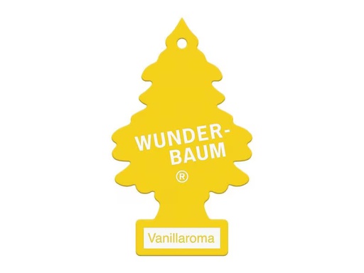 [90311244 1601126] Wunderbaum Auto-Lufterfrischer Vanillaroma 3er Pack