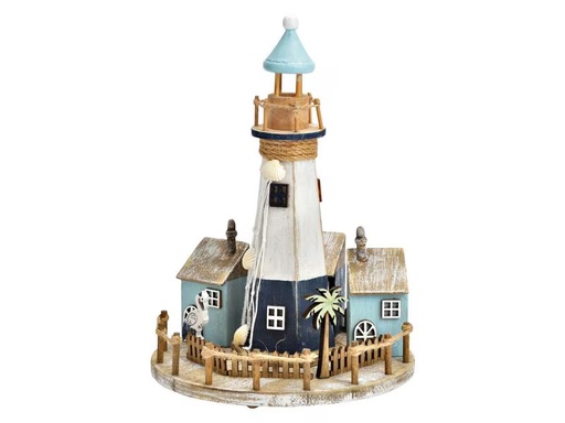 [90311345 1570093] G. Wurm Aufsteller Leuchtturm 16 x 22 x 16 cm