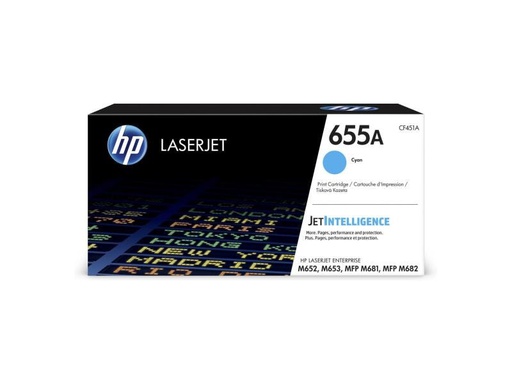 [90051132 567970] HP Toner Nr. 655A (CF451A) Cyan