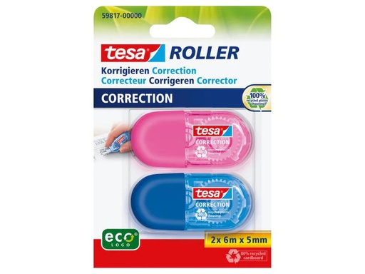 [90051133 266211] tesa Korrekturroller ecoLogo mini 5 mm x 6 m