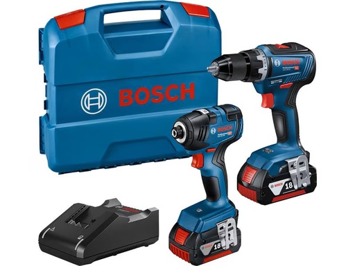 [90311500 1612089] Bosch Professional Akku-Schrauber Set GDR 18V-200 + GSR 18V-55