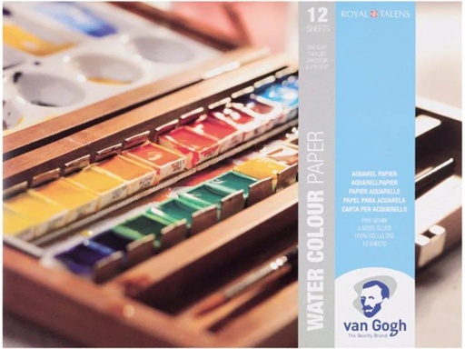 [90051148 995814] Van Gogh Aquarellblock 24 x 32 cm 24 x 32 cm