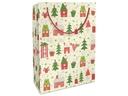 Braun + Company Geschenktasche Bullerbü 23 x 33 x 11 cm, Rot/Grün