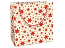 Braun + Company Geschenktasche Beautiful Stars 20 x 21 x 8 cm, Rot