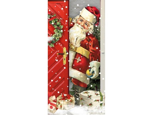 [90311657 1054404] Braun + Company Taschentücher Santa is Welcome 10 Stück, Mehrfarbig