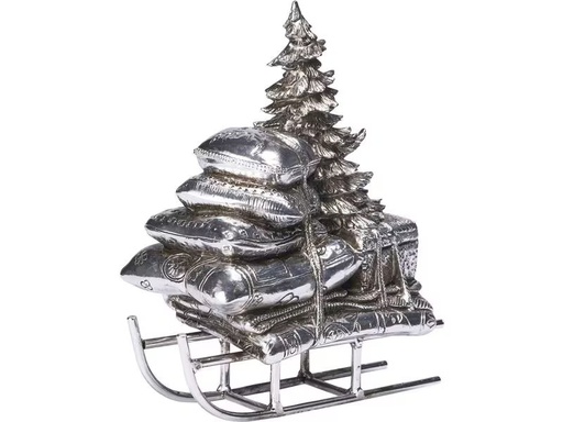 [90311805 1601345] Lene Bjerre Deko Schlitten Serafina 17 cm, Silber