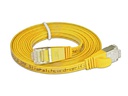 SLIM Slimpatchkabel RJ-45 - RJ-45, Cat 6, STP, 0.25 m, Gelb