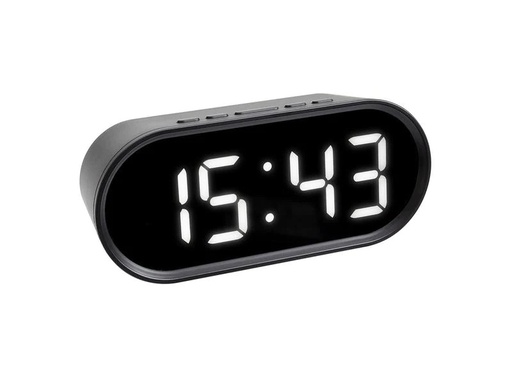 [90051214 1093708] TFA Dostmann Digitalwecker Schwarz/Weiss