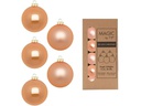 INGES CHRISTMAS DECOR Weihnachtskugel Sweet Melon Ø 4 cm, 36 Stück, Aprikose