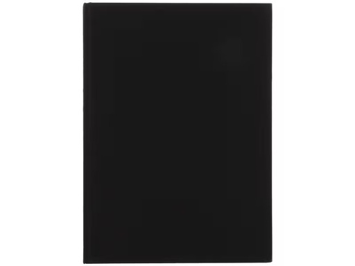 [90312427 1413496] Büromaterial Notizbuch A4, Kariert, Schwarz
