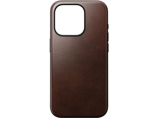[90312499 1591309] Nomad Back Cover Modern Leather Horween iPhone 15 Pro Rostbraun