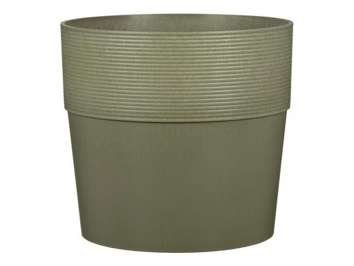 [90312560 1604695] scheurich Blumentopf Groove 12.7 cm, Khaki