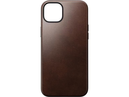 [90312639 1591307] Nomad Back Cover Modern Leather Horween iPhone 15 Plus Schwarz