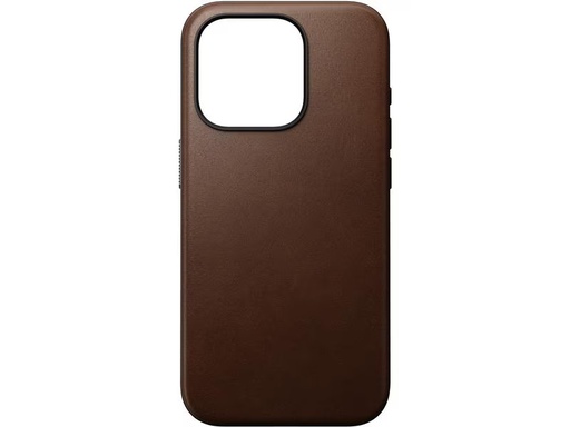 [90312713 1591301] Nomad Back Cover Modern Leather iPhone 15 Pro Braun