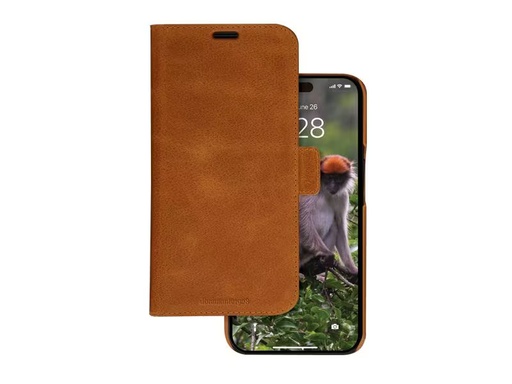 [90312769 1616207] dbramante1928 Book Cover Lynge iPhone 15 Plus Braun