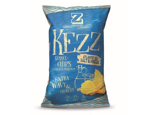 [90312786 1596026] Zweifel Chips KEZZ Atlantic Sea Salt &amp; Vinegar 110 g