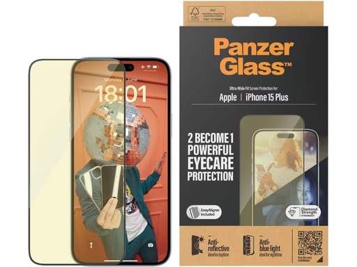 [90312869 1589900] Panzerglass Displayschutz Anti Reflective iPhone 15 Plus