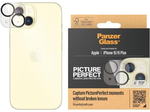 [90312980 1589907] Panzerglass Camera Protector Apple iPhone 15 / 15 Plus
