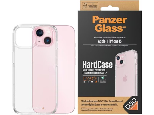 [90313013 1589915] Panzerglass Back Cover Hard Case iPhone 15