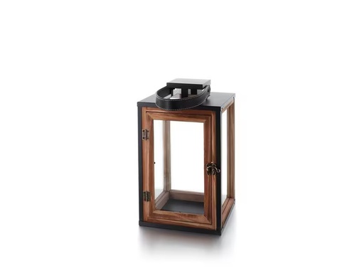 [90313066 1616656] balthasar Laterne Umber 33 cm, Braun/Schwarz