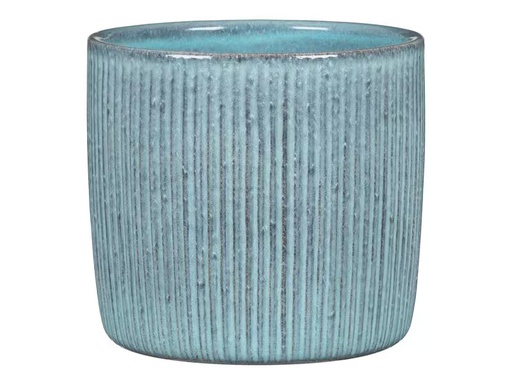 [90313092 1604688] scheurich Blumentopf Lagoon Solido Linea 19.3 cm, Blau