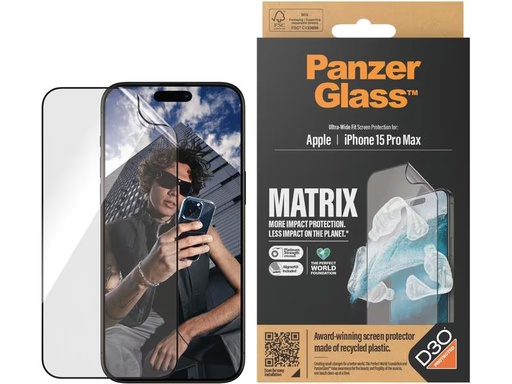 [90313166 1589906] Panzerglass Displayschutz Matrix iPhone 15 Pro Max