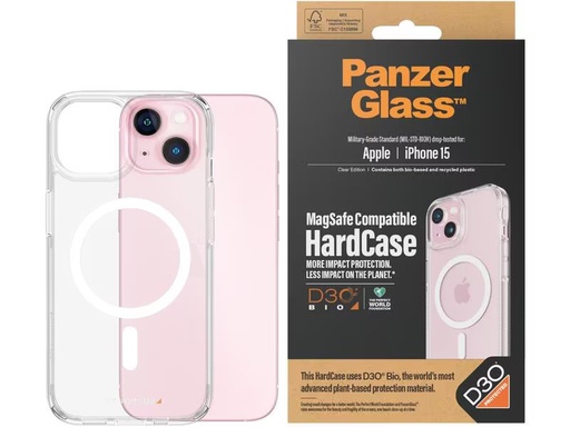 [90313238 1589916] Panzerglass Back Cover Hard Case MagSafe iPhone 15