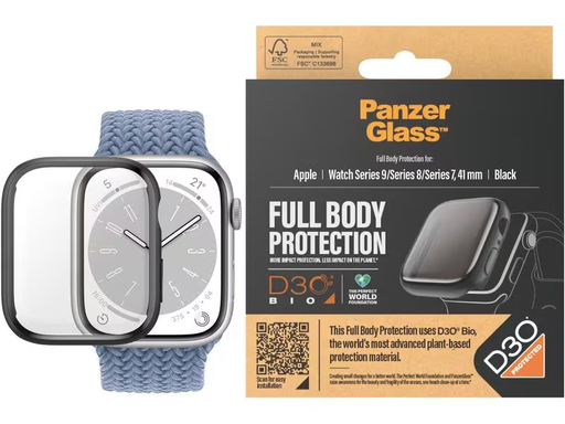 [90313355 1589927] Panzerglass Full Body Apple Watch 2023 Series 9 41 mm Schwarz
