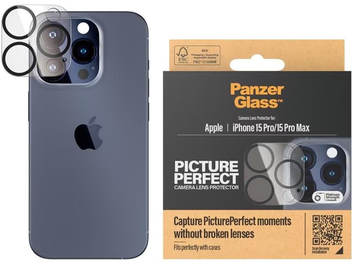 [90313419 1589908] Panzerglass Camera Protector Apple iPhone 15 Pro / 15 Pro Max