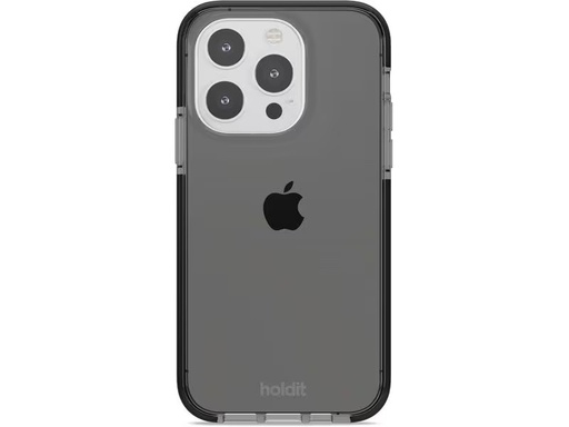 [90313528 1598599] Holdit Back Cover Seethru iPhone 15 Pro Schwarz