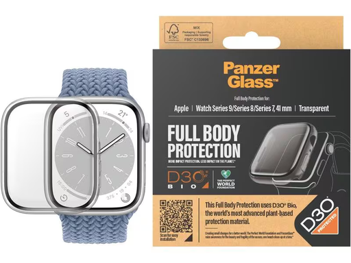 [90313634 1589930] Panzerglass Full Body Apple Watch 2023 Series 9 41 mm Transparent