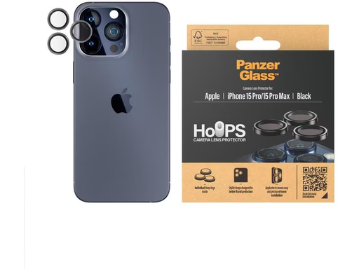 [90313650 1589910] Panzerglass Lens Protector Rings HOOPS Apple iPhone 15 Pro / 15 Pro Max