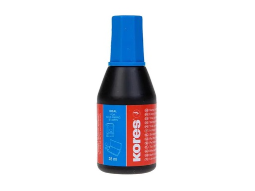 [90051415 1096373] Kores Stempelfarbe 28 ml, Blau
