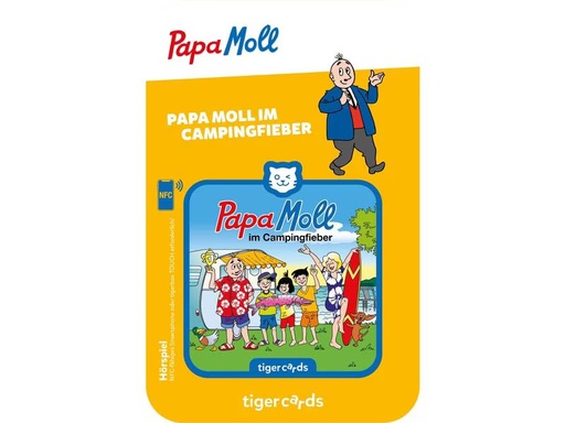 [90314017 1616884] Tigermedia tigercard Papa Moll im Campingfieber