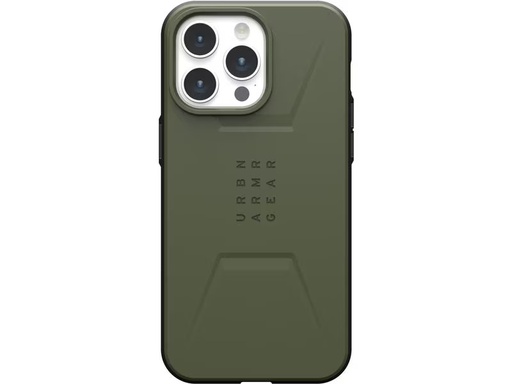 [90314045 1598549] UAG Back Cover Civilian Case iPhone 15 Pro Max Olive