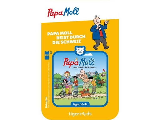 [90314072 1616883] Tigermedia tigercard Papa Moll reist durch die Schweiz