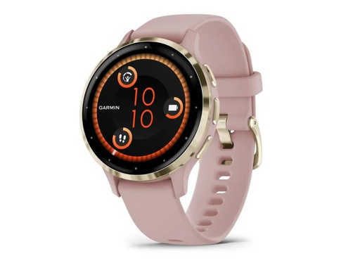 [90314156 1619055] GARMIN Sportuhr Venu 3S Dust Rose / Softgold