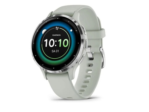 [90314161 1619053] GARMIN Sportuhr Venu 3S Salbeigrau / Silber