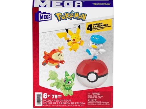 [90314230 1604325] Mega Construx Pokémon Paldea Region Team