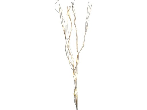 [90314257 1568580] Star Trading Zweig Willow Dewdrop, 24 LEDs, 60 cm, Natur