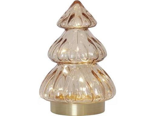 [90314268 1568556] Star Trading Glasdekoration Abete, 18 cm, Beige