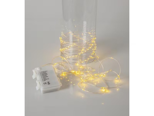 [90314393 1568611] Star Trading LED Lichterkette Dew Drop Micro, 7.2 m, 96 LEDs, Klar
