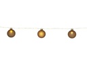 Star Trading LED-Lichterkette Bliss, 1.6 m, 8 Kugeln, Gold